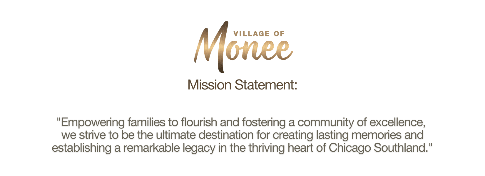 Village of Monee Mission 2023
