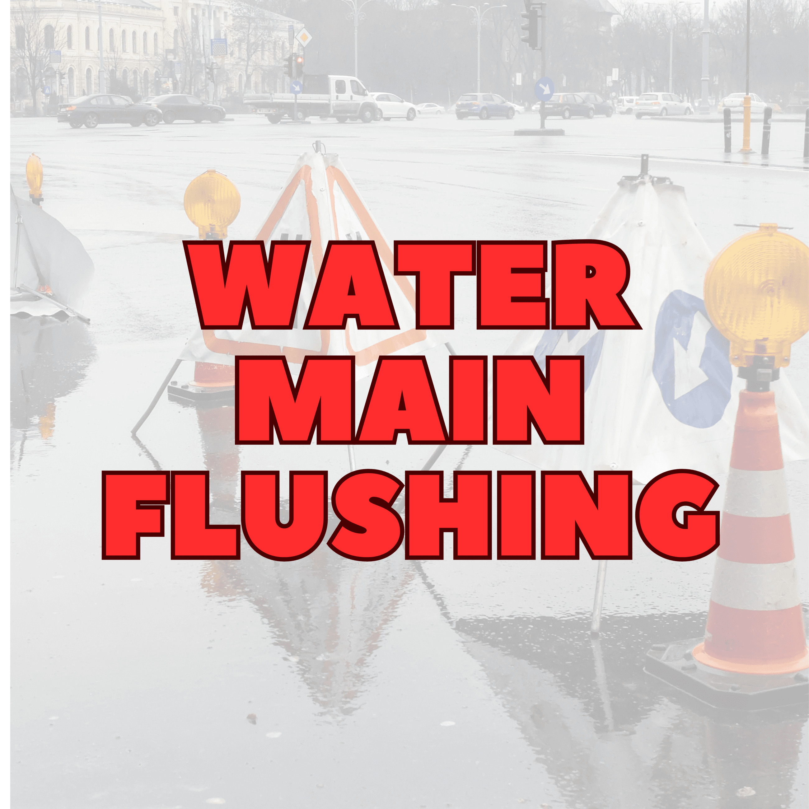 water main flushing