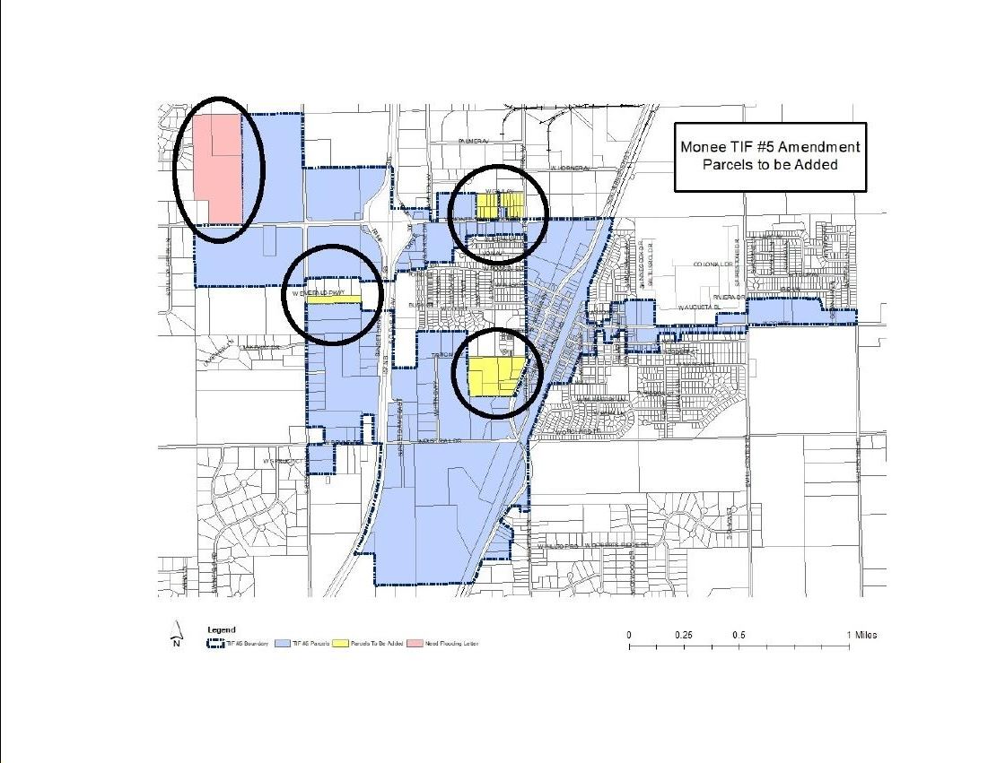 TIF 5 Amend Parcels to be added.  9.25[17]